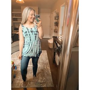 Tie dye tank/swim cover up